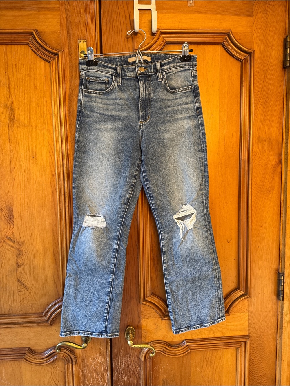 JOE’S Jeans High-Rise Distressed Straight-Leg Women's Jeans - Blue